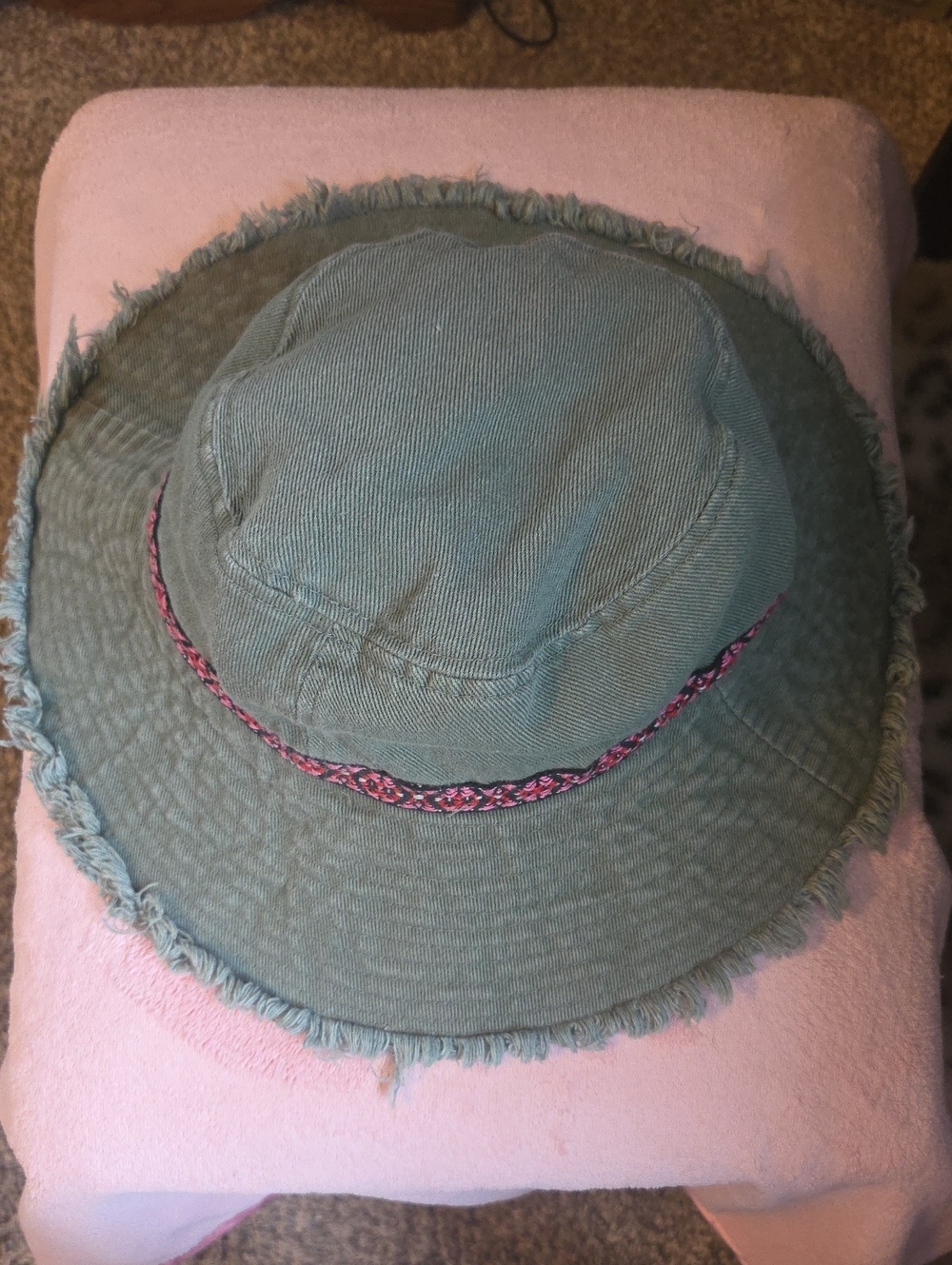 NATURAL LIFE Olive Green Sun Hat